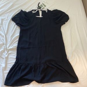 NWT Black H&M dress with puff sleeves